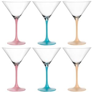 Leonardo HOME Brera Set di 6 ciotole da cocktail lavabili in lavastoviglie, di alta qualità e moderno, bicchieri da cocktail alla moda e colorati per casa, feste, 230 ml Leonardo HOME Brera Set di 6 ciotole da cocktail lavabili in lavastoviglie, di alta qualità e moderno, bicchieri da cocktail alla moda e colorati per casa, feste, 230 ml
