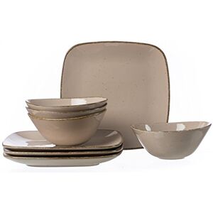 Ritzenhoff & Breker Servizio da tavola casa, 8 Pezzi, in Ceramica, Nougat, 33 x 33 x 18 cm, 8 unità Ritzenhoff & Breker Servizio da tavola casa, 8 Pezzi, in Ceramica, Nougat, 33 x 33 x 18 cm, 8 unità