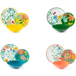 Excelsa - Eze Sur Mer 12-Pezzi - Multicolore - Porcellana - Set di stoviglie Excelsa - Eze Sur Mer 12-Pezzi - Multicolore - Porcellana - Set di stoviglie