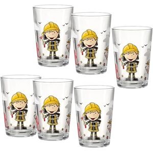 Ritzenhoff & Breker Set di bicchieri per bambini, motivo: pompiere Bernie, 6 pezzi Ritzenhoff & Breker Set di bicchieri per bambini, motivo: pompiere Bernie, 6 pezzi