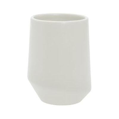 Spirella Bicchiere in Ceramica ESSOS Matte White Elements di Spirella Bicchiere in Ceramica ESSOS Matte White Elements di