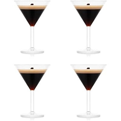 Bodum OKTETT 4 Bicchieri da Martini in plastica duratura, 0,18 Litri Bodum OKTETT 4 Bicchieri da Martini in plastica duratura, 0,18 Litri