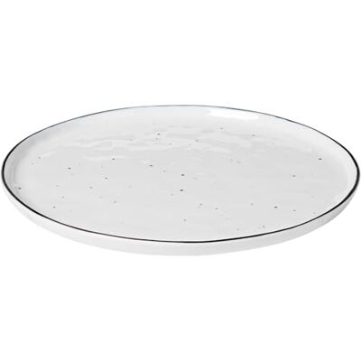 Broste Copenhagen SALT DOTS Piatto piano 28 cm Broste Copenhagen SALT DOTS Piatto piano 28 cm