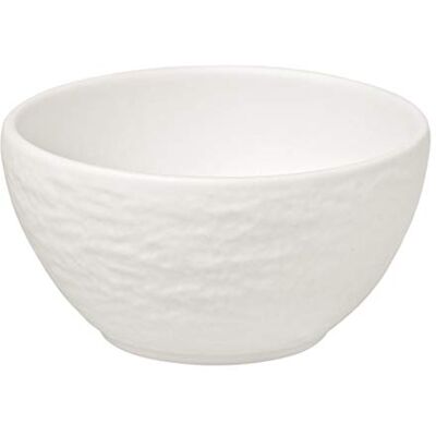 Villeroy & Boch Manufacture Rock blanc Ciotolina per salse, elegante ciotola per stuzzichini e salse, porcellana premium, per lavastoviglie, bianca Villeroy & Boch Manufacture Rock blanc Ciotolina per salse, elegante ciotola per stuzzichini e salse, porcellana premium, per lavastoviglie, bianca
