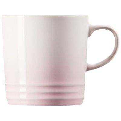 LE CREUSET Tazza Mug London in gres vetrificato, 350 ml, Shell Pink, LE CREUSET Tazza Mug London in gres vetrificato, 350 ml, Shell Pink,