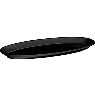 LACOR -Piatto da portata per pesce, in melamina, classica, 57 x 22 cm nero LACOR -Piatto da portata per pesce, in melamina, classica, 57 x 22 cm nero