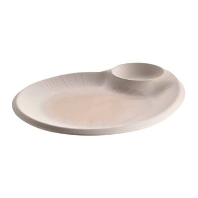 APS Piatto BLUSH, melamina, 30 x 25 cm, bianco/beige APS Piatto BLUSH, melamina, 30 x 25 cm, bianco/beige