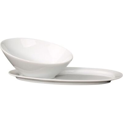 Holst Porzellan Set di 2 zuppe e snack in porcellana, 15,5 x 15,5 x 7 cm, colore: Bianco Holst Porzellan Set di 2 zuppe e snack in porcellana, 15,5 x 15,5 x 7 cm, colore: Bianco