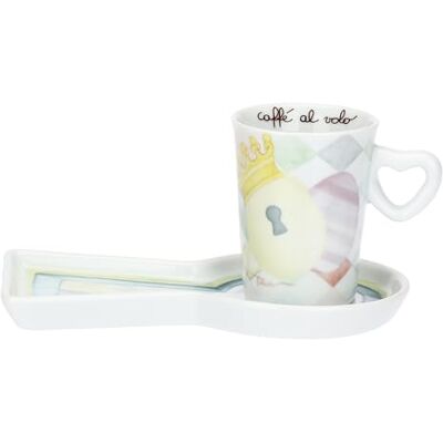 THUN Tazzina espresso con vassoietto Incanto di Pasqua Porcellana,tazzina/Tasse/cup 7,5x6 cm; piattino/Teller/saucer ⌀16,5 cm THUN Tazzina espresso con vassoietto Incanto di Pasqua Porcellana,tazzina/Tasse/cup 7,5x6 cm; piattino/Teller/saucer ⌀16,5 cm