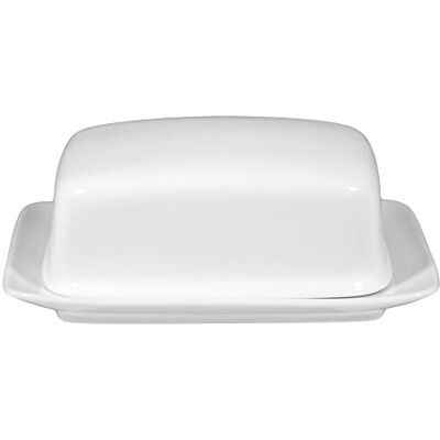 Seltmann Weiden Seltmann Rondo/Liane Burro in porcellana con coperchio, rettangolare, 1/2 kg, 1 pezzo Seltmann Weiden Seltmann Rondo/Liane Burro in porcellana con coperchio, rettangolare, 1/2 kg, 1 pezzo