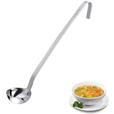 Westmark Mestolo Pro – piccolo in acciaio inossidabile per la cucina professionale – Mestolo per salse, condimenti, ecc. – Argento, Ø 6 cm, 50 ml Westmark Mestolo Pro – piccolo in acciaio inossidabile per la cucina professionale – Mestolo per salse, condimenti, ecc. – Argento, Ø 6 cm, 50 ml