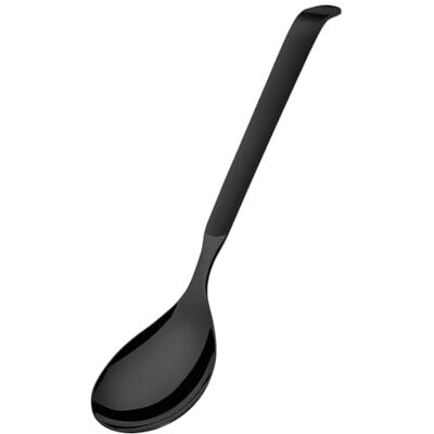 Amefa BUFFET Cucchiaio da insalata grande, cucchiaio da servire, cucchiaio da servire, posate da servizio, in acciaio inox 18/10, satinato, nero, lunghezza: 30 cm Amefa BUFFET Cucchiaio da insalata grande, cucchiaio da servire, cucchiaio da servire, posate da servizio, in acciaio inox 18/10, satinato, nero, lunghezza: 30 cm