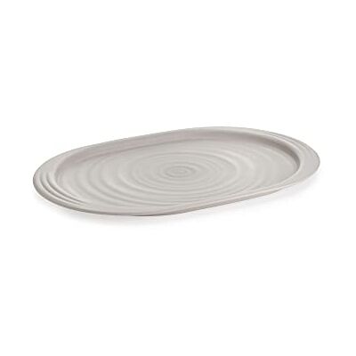 Guzzini Tierra, Vassoio M in Plastica Riciclata Grigio Tortora, 39 x 26,5 x h 2 cm Guzzini Tierra, Vassoio M in Plastica Riciclata Grigio Tortora, 39 x 26,5 x h 2 cm