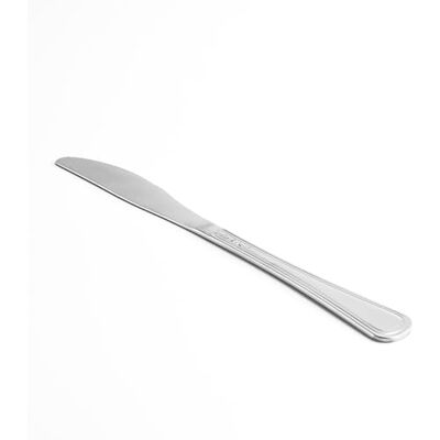 Zanetti Set 12 Coltelli da tavola in acciaio inox 18/C, Modello Leonardo, acciaio lucido e resistente, confezione da 12 pezzi, made in Italy Zanetti Set 12 Coltelli da tavola in acciaio inox 18/C, Modello Leonardo, acciaio lucido e resistente, confezione da 12 pezzi, made in Italy
