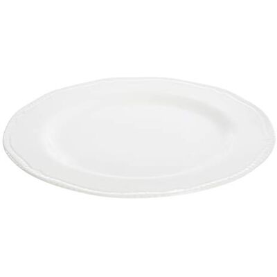 PREMIER Housewares Piatto in Porcellana, Diametro 30 cm, Colore: Bianco PREMIER Housewares Piatto in Porcellana, Diametro 30 cm, Colore: Bianco