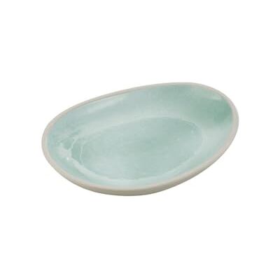 APS Piatto CALA Melamina verde/grigio, 19 x 14,5 cm, impilabile APS Piatto CALA Melamina verde/grigio, 19 x 14,5 cm, impilabile