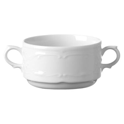 HENDI Tazza brodo, ciotola tazza per zuppe, con angoli robusti e smalto di qualitá, 250ml, ø100mm, porcellana bianca HENDI Tazza brodo, ciotola tazza per zuppe, con angoli robusti e smalto di qualitá, 250ml, ø100mm, porcellana bianca