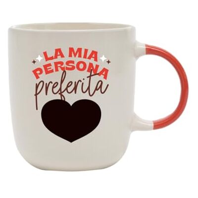 Mr. Wonderful Mr.Wonderful-Tazza con Messaggio a Sorpresa-La mia Persona Preferita. Sei tu, Ceramic Mr. Wonderful Mr.Wonderful-Tazza con Messaggio a Sorpresa-La mia Persona Preferita. Sei tu, Ceramic