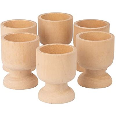 ideen mit herz Portauovo in legno portauovo fai da te ideale per dipingere 5 cm di altezza, Ø 3,8 cm 6 pezzi ideen mit herz Portauovo in legno portauovo fai da te ideale per dipingere 5 cm di altezza, Ø 3,8 cm 6 pezzi
