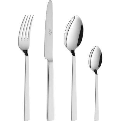 Gerlach 1760 Set posate Gerlach Set posate per 6 persone 24 pezzi coltello forchetta cucchiaio cucchiaino da caffè in acciaio inossidabile foss Gerlach 1760 Set posate Gerlach Set posate per 6 persone 24 pezzi coltello forchetta cucchiaio cucchiaino da caffè in acciaio inossidabile foss