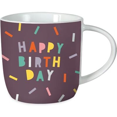 Grafik Werkstatt Grafik-Werkstatt Tazza da caffè con scritta in lingua tedesca Happy Birthday da 300 ml Grafik Werkstatt Grafik-Werkstatt Tazza da caffè con scritta in lingua tedesca Happy Birthday da 300 ml