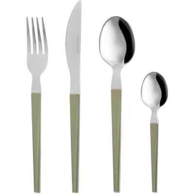Altri Brand Diletta Set di 24 Posate in Acciaio Inox Altri Brand Diletta Set di 24 Posate in Acciaio Inox