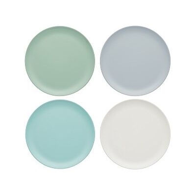 Set di 4 piatti in melamina KitchenCraft - Colori vari Set di 4 piatti in melamina KitchenCraft - Colori vari