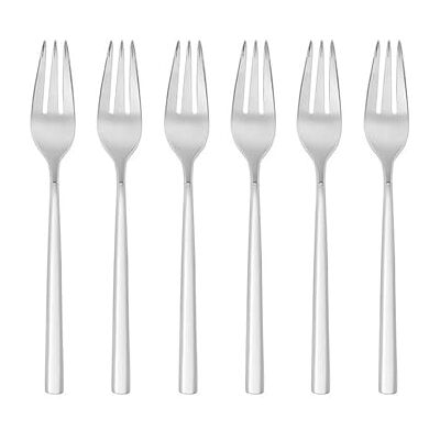 Gerlach 1760 Gerlach forchette da Dessert Lucido Horizon, Acciaio Inox, Argento, 20 x 15 x 2.5 cm, 6 unità Gerlach 1760 Gerlach forchette da Dessert Lucido Horizon, Acciaio Inox, Argento, 20 x 15 x 2.5 cm, 6 unità