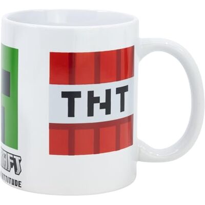 Stor Tazza in Ceramica Minecraft 325ml Tazza da Colazione con Design Originale in Sublimazione Prodotto Ufficiale Marvel Ideale per Caffè e Tè Stor Tazza in Ceramica Minecraft 325ml Tazza da Colazione con Design Originale in Sublimazione Prodotto Ufficiale Marvel Ideale per Caffè e Tè