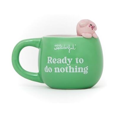 Mr. Wonderful Tazza 3D Lazy Maialino – Ready to Do Nothing – Tazza in Dolomite 350 ml Mr. Wonderful Tazza 3D Lazy Maialino – Ready to Do Nothing – Tazza in Dolomite 350 ml