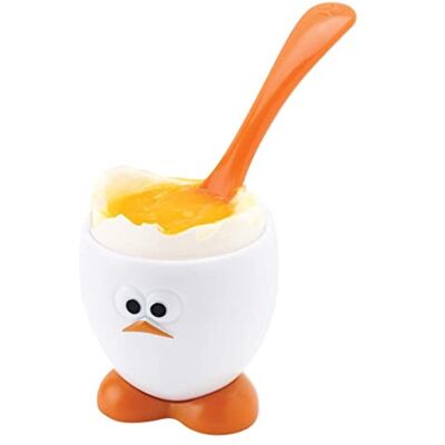 Joie Portauovo con Cucchiaio Egg Head, Colore Bianco Joie Portauovo con Cucchiaio Egg Head, Colore Bianco