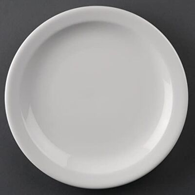 Olympia Nextday Catering Athena Hotel Ware stretto con piastra, diametro 205 mm, 8 "(Confezione da 12) Olympia Nextday Catering Athena Hotel Ware stretto con piastra, diametro 205 mm, 8 "(Confezione da 12)