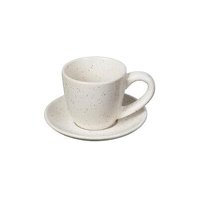 Broste Copenhagen Tazza da caffè Nordic in gres color vaniglia, dimensioni: 5,5 x 5 cm, Broste Copenhagen Tazza da caffè Nordic in gres color vaniglia, dimensioni: 5,5 x 5 cm,