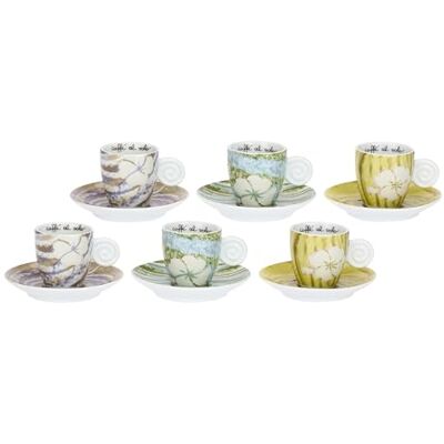 THUN Set 6 tazzine espresso, Oasi Porcellana 6 * 9cm THUN Set 6 tazzine espresso, Oasi Porcellana 6 * 9cm