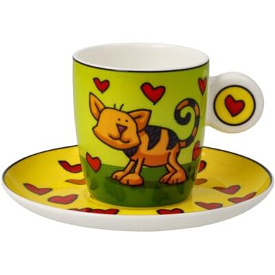 Goebel Love Cat Tazza da caffè Ed Heck Pop Art Goebel Love Cat Tazza da caffè Ed Heck Pop Art