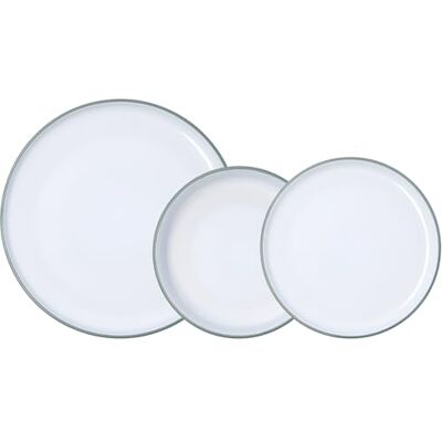 Luminarc Stoviglie Ceramica 12 Pezzi 4 Persone Maiolatura Adatto Microonde Impilabile Luminarc Stoviglie Ceramica 12 Pezzi 4 Persone Maiolatura Adatto Microonde Impilabile
