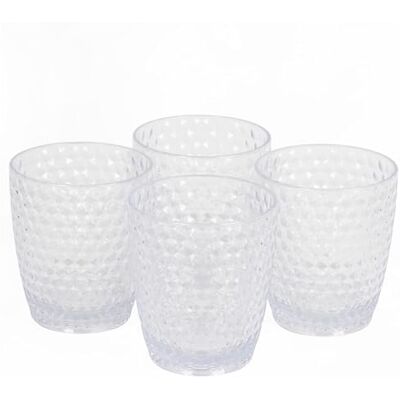JD Williams - Fete Diamond - Verde - 4 Pezzi - Tumblers JD Williams - Fete Diamond - Verde - 4 Pezzi - Tumblers