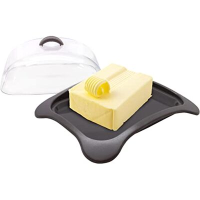 NERTHUS burriera plastica con coperchio trasparente conservazione burro cucina NERTHUS burriera plastica con coperchio trasparente conservazione burro cucina