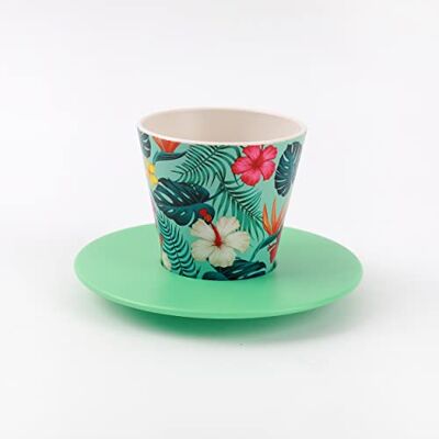 IDRINK ®- Set tazzina, piattino e cucchiaino in RPET Ottimo e simpatico regalo rispettoso del'ecologia (TROPICAL) IDRINK ®- Set tazzina, piattino e cucchiaino in RPET Ottimo e simpatico regalo rispettoso del'ecologia (TROPICAL)