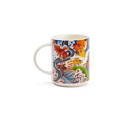 Excelsa Kimono Set 4 Tazze Mug, Porcellana New Bone China, Capacità 300 Ml. Excelsa Kimono Set 4 Tazze Mug, Porcellana New Bone China, Capacità 300 Ml.