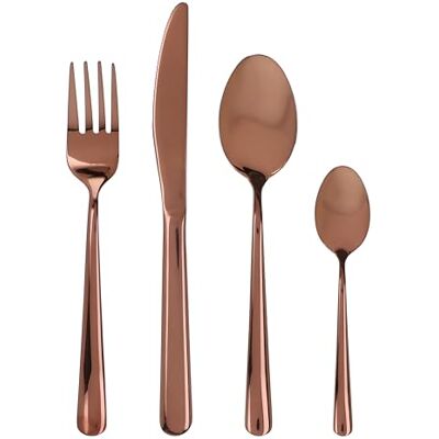 Tognana Element, Servizio 24 posate, acciaio inox 18/0, rame Tognana Element, Servizio 24 posate, acciaio inox 18/0, rame