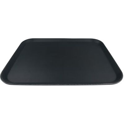 Grunwerg Vassoio per Alimenti Antiscivolo in plastica Super gommata, Rettangolare, 50 x 37 cm, Nero Grunwerg Vassoio per Alimenti Antiscivolo in plastica Super gommata, Rettangolare, 50 x 37 cm, Nero