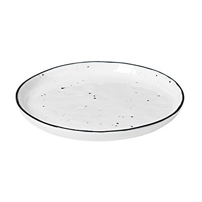 Broste Copenhagen Piatto da pane in gres porcellanato, 13,8 cm, colore: Bianco Broste Copenhagen Piatto da pane in gres porcellanato, 13,8 cm, colore: Bianco
