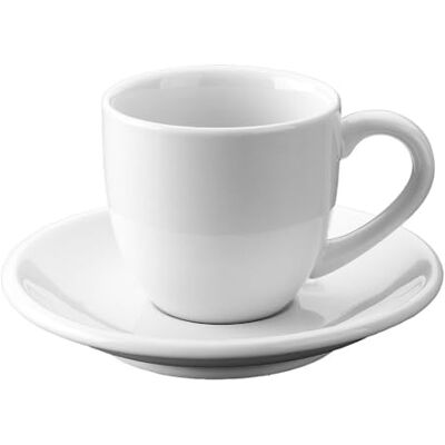 Garcia de Pou Tazze Caffé + Piattino 90 Ml 5,5X4,5 Cm Bianco Porcellana 6 Unità Garcia de Pou Tazze Caffé + Piattino 90 Ml 5,5X4,5 Cm Bianco Porcellana 6 Unità