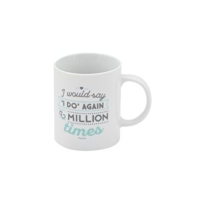 Mr. Wonderful Tazza, Porcellana, Multicolore, 16,3 x 8,8000000000000007 x 17,3 cm Mr. Wonderful Tazza, Porcellana, Multicolore, 16,3 x 8,8000000000000007 x 17,3 cm