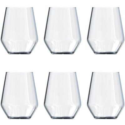 Luminarc Thera Scatole 6 Bicchieri Vetro 58cl Trasparente Luminarc Thera Scatole 6 Bicchieri Vetro 58cl Trasparente