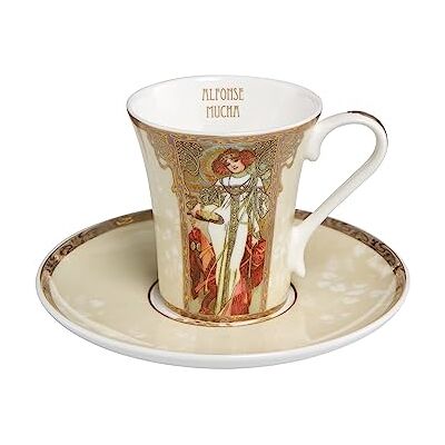 Goebel Autunno/Inverno Tazza da caffè Artis Orbis Alphonse Mucha Goebel Autunno/Inverno Tazza da caffè Artis Orbis Alphonse Mucha
