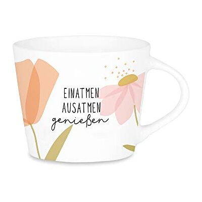 Grafik Werkstatt Grafik-Werkstatt Tazza da caffè in 100% vero oro in porcellana, 50 ml, colore: bianco Grafik Werkstatt Grafik-Werkstatt Tazza da caffè in 100% vero oro in porcellana, 50 ml, colore: bianco