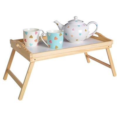 Vassoio da letto Premier Housewares - Legno, Beige Vassoio da letto Premier Housewares - Legno, Beige