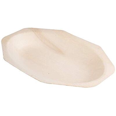 Garcia de Pou 50 pezzi Vassoi ottagonali 'Wood' 20 x 13 x 2,5 cm naturale legno Garcia de Pou 50 pezzi Vassoi ottagonali 'Wood' 20 x 13 x 2,5 cm naturale legno